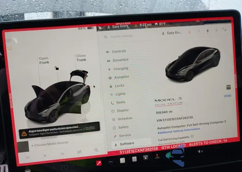 2022 Tesla Model 3 Performance Dual Motor All-Wheel Drive из США, поврежденный, VIN 5YJ3E1ECXNF262138